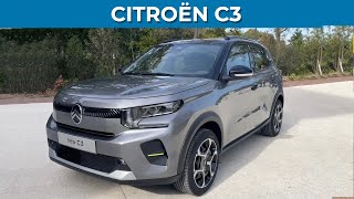 New 2024 Citroën C3 BASE PETROL VERSION  Walkaround 4k [upl. by Idleman]