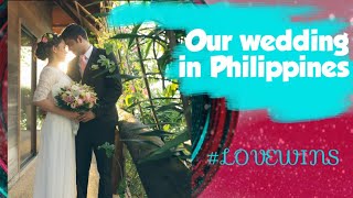 FILIPINAINDIAN COUPLE WEDDING IN THE PHILIPPINES  OUTDOOR CIVIL WEDDING lifebymenons [upl. by Jake]