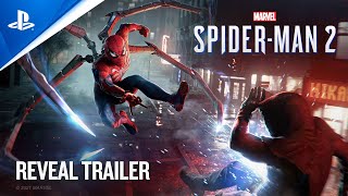 Marvel’s SpiderMan 2 – Reveal Trailer  PS5 [upl. by Evilo748]