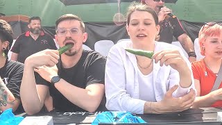 Chilli Eating Contest 4 of 5  Berlin Chili Fest 2024 [upl. by Holland415]