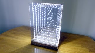 How to Make a Modern LED Infinity Illusion Mirror [upl. by Caesaria]