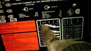 Welding amps with E6011 rods on thin metal [upl. by Lothaire]