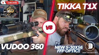 Vudoo Vs Tikka T1X 22LR Benchrest Target New Discovery 530x56 Rifle Scope [upl. by Huggins]