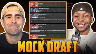 2024 NBA Mock Draft with TRADES w Mojo [upl. by Serles525]