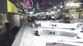 TRANSFER PRESS TOOLINGBIG SHEET METAL PARTS [upl. by Tamarra680]