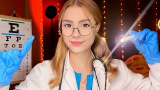 ASMR DETAILED Cranial Nerve Exam FOR SLEEP 👩‍⚕️ Accurate Eye Exam Face Test Medical Roleplay 😴 [upl. by Tedman]