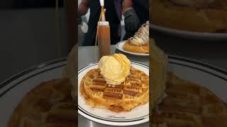 PSA Kith Treats has brought back the apple pie stuffed waffle miami kithtreats desserts foodie [upl. by Eilrebmik189]