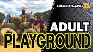 Diggerland XL Operate Construction Equipment for ADULTS [upl. by Rizzi]