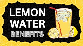 Drinking Lemon Water  5 Amazing Benefits [upl. by Anyah]