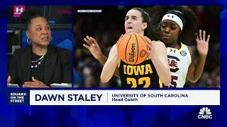 Skip Bayless calls out Dawn Staley on Caitlin Clark Shes still a horrible three point shooter [upl. by Refynnej]