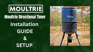 🦌 Moultrie Directional Feeder Timer Installation on Wildgame Feeder 🐗 [upl. by Pepi483]