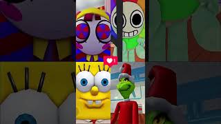 Roblox Funny Jumpscares Incredibox Sprunki digitalcircus sonic pomni dandysworld minions [upl. by Enihpets]