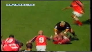 Trevor Leota munching hit on Frankie Sheahan [upl. by Navonoj]