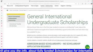 FULL BSC AND PHD Scholarships IN CANADA AND BARCELONA [upl. by Anyek]