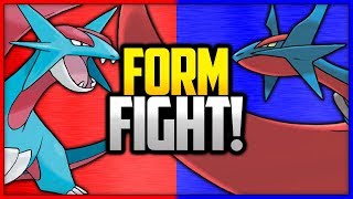 Salamence vs Mega Salamence  Pokémon Form Fight [upl. by Latnahs]