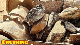 ASMR Giant Jaw Rock Stone Crushing  Soothing Sounds amp Powerful Crushing [upl. by Milewski]