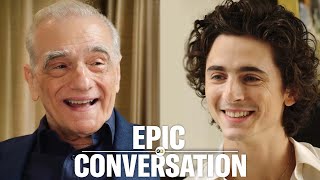 Timothée Chalamet amp Martin Scorsese Have an Epic Conversation  GQ [upl. by Atir425]