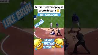 Bruh 😂 viral baseball mlb lol funny memes [upl. by Isbel]