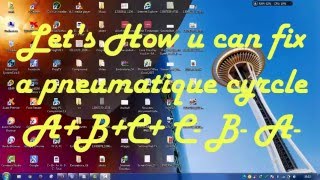 Exercices Cablages Pneumatiques 07  Cycle ABC CBA commane éléctrique [upl. by Arramas79]