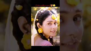 Cute si pyaar si radha rani 🎀✨RadhaKrishnaeditst6g love ytshortsshortsviral [upl. by Hairym]