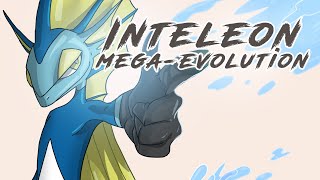 Pokemon Evolution Inteleon Mega Evolution [upl. by Atinat]