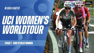 Giro d’Italia Women  Stage 7 Highlights  2024 UCI Womens WorldTour [upl. by Nylaj]