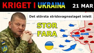 21 Mar Ryska STRIDSVAGNAR ATTACKERAR AVDIIVKA FRÅN ALLA SIDOR  Kriget i Ukraina förklaras [upl. by Ennaharas]