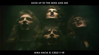 Queen  Bohemian Rhapsody Lyrics In Spanish amp English  Letras en Inglés y en Español [upl. by Eidolem183]