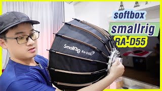 review  Softbox smallrig RA D55 [upl. by Parrnell]