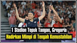 1 Stadion Tepuk Tangan Gregoria Hadirkan Mimpi di Tengah Kemustahilan di Olimpiade [upl. by Larsen623]