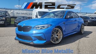 1 or 2200 made 2020 BMW M2 CS Misano Blue Metallic 6 Speed Manual bmw g87 m2cs [upl. by Heidt682]