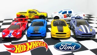 Opening New Hot Wheels Ford GT Mustangs And Trucks [upl. by Thelma]