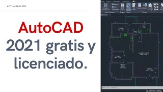 ✅ INSTALA AutoCAD 2021 GRATIS y LICENCIADO POR 1 AÑOS ► LICENCIA PARA ESTUDIANTES [upl. by Anehsuc]