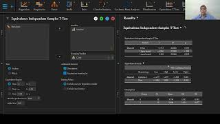 2 Two OneSided ttests TOST  Input Options [upl. by Cilka]