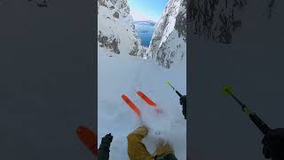 GoPro  Perfect Couloir with 360° Entry 🎬 Nikolai Schirmer Shorts POV [upl. by Remington724]