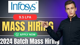 Infosys Mass Hiring 2024  Infosys Hiring 2024 Batch  Infosys Mass Hiring Started  hire me plz [upl. by Attiuqaj316]