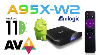 2022 A95XW2 Amlogic S905W2 AV1 Android 11 TV Box [upl. by Grounds]