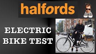 Halfords Electric bike Test Pendleton Somerby Bicycle review Ebike [upl. by Rochella]