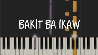 Bakit Ba Ikaw  Michael Pangilinan  Easy Piano Tutorial [upl. by Woodford]