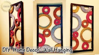 Diy Unique Wall Hanging  Wall Hanging Craft Ideas  diy wall decor  Wall hanging ideas [upl. by Eilac]