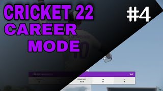 CRICKET 22 CAREER MODE 4 TEST CRICKET MASTERCLASS [upl. by Gasser]