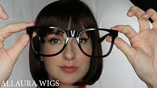 Velma from Scooby Doo Brown Bob Costume Wig amp Glasses Set [upl. by Warde389]