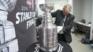 Follow the Stanley Cup on its journey to the arena [upl. by Netsirhk]