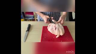 Jointing a whole chicken [upl. by Towbin]