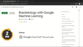 Bracketology with Google Machine Learning  qwiklabs  GSP461 [upl. by Farand110]