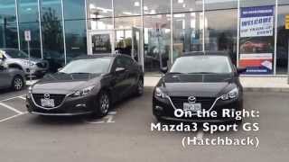 Mazda3 Sedan or Hatchback Review and Compare [upl. by Brita863]