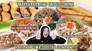 TASYI BELI MAKANAN RATING TINGGI DI ONLINE  HARGANYA CUMA 3000 TAPI SEENAK INI [upl. by Bathesda]