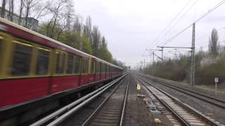 Führerstandsmitfahrt SBahn Berlin von Hennigsdorf nach Zeuthen auf der S8 mit BR 480 in 4K [upl. by Seibold669]