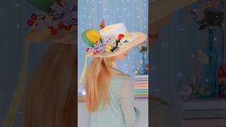 Painting a hat 🎨🧢 craftideas [upl. by Anyar]