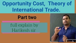 Haberlers Opportunity Cost Theory  part twoOf International Trade mec 007 ignou upscugc net [upl. by Griffis]